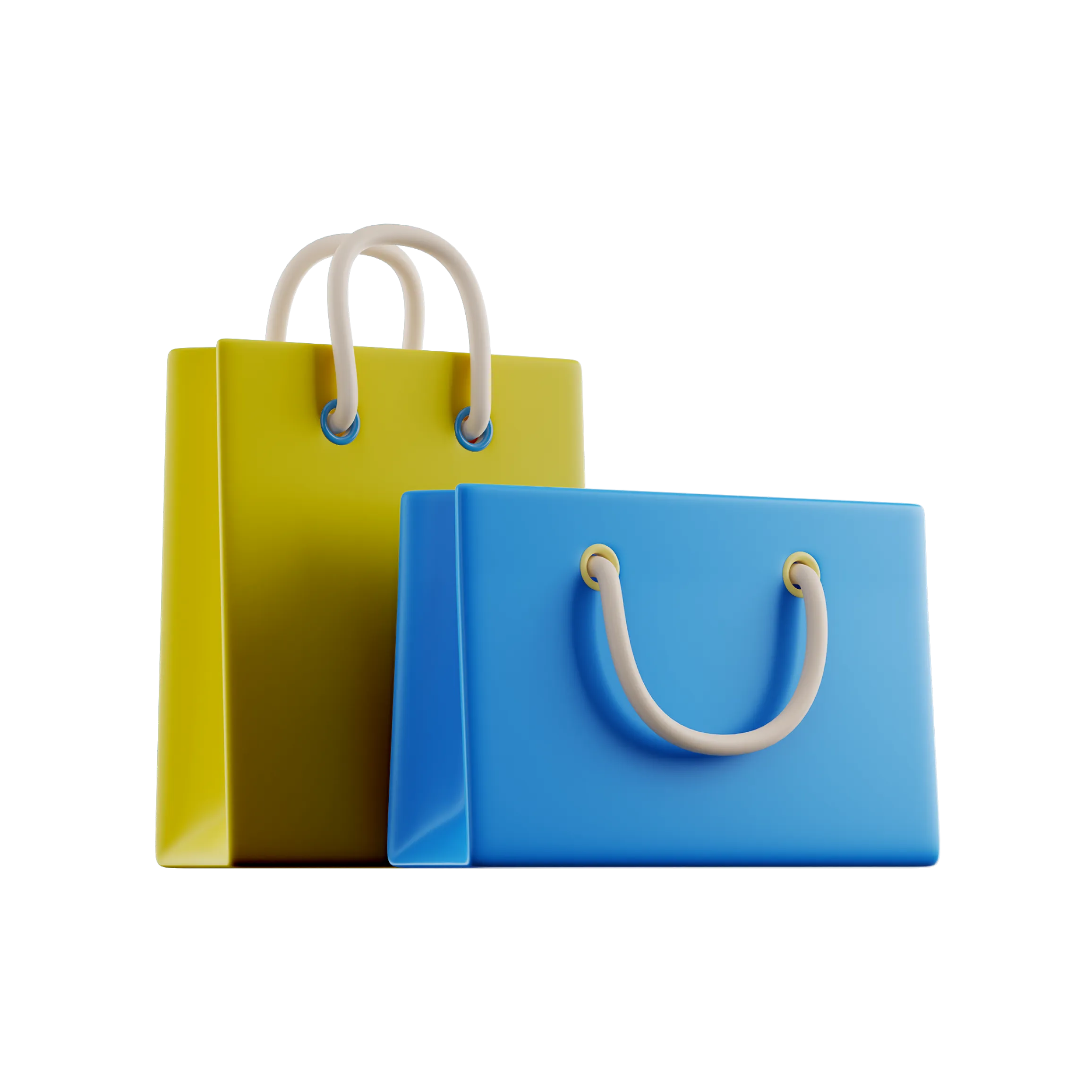 A 3D shopping bag